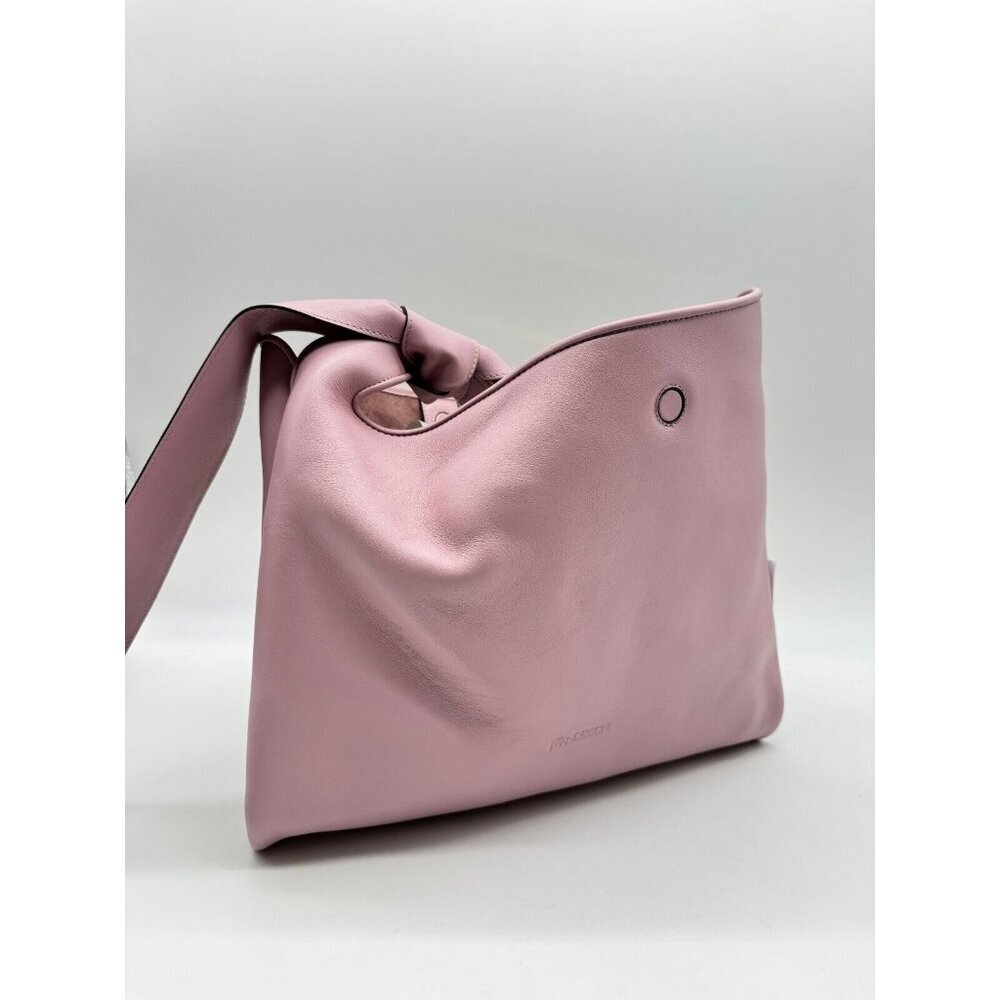 Jw Anderson Medium Leather Chain hobo bag - Pale Pink - Picture 9 of 16